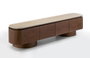 DKD Home Decor Mueble TV MDF Granito 200x40x45 Marrón