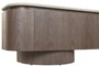DKD Home Decor Mueble TV MDF Granito 200x40x45 Marrón