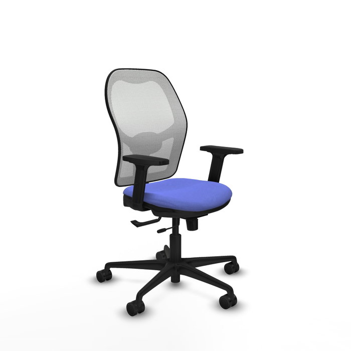 PIQUERAS Y CRESPO Silla de oficina Jorquera con mecanismo Sincro/Traslack, Azul claro y Blanco PIQUERAS Y CRESPO Silla de oficina Jorquera con mecanismo Sincro/Traslack, Azul claro y Blanco