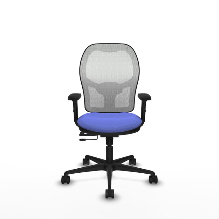 PIQUERAS Y CRESPO Silla de oficina Jorquera con mecanismo Sincro/Traslack, Azul claro y Blanco PIQUERAS Y CRESPO Silla de oficina Jorquera con mecanismo Sincro/Traslack, Azul claro y Blanco