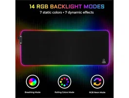 The G-Lab Alfombrilla de Ratón Gaming XXL Pad Rubidium 800x300x4 mm, Mouse Pad Extragrande para Videojuegos