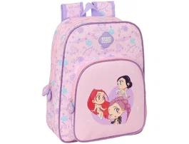 Safta Mochila Infantil K-Pop Demon Hunters Chibi Adaptable a Carrito