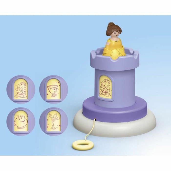 Playmobil Junior Disney Torre de juego de Bella con melodía 71458