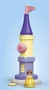 Playmobil Junior Disney Torre de juego de Bella con música
