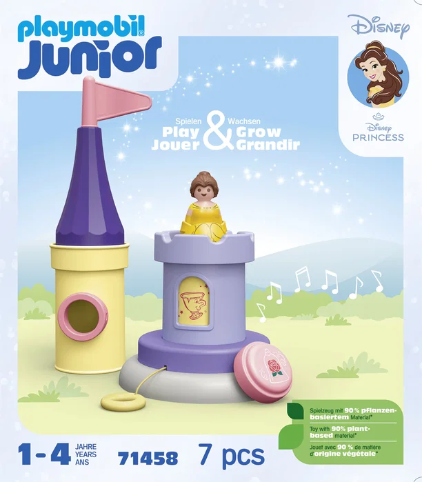 Playmobil Junior Disney Torre de juego de Bella con música