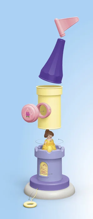 Playmobil Junior Disney Torre de juego de Bella con música