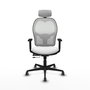 PIQUERAS Y CRESPO Silla de oficina Jorquera en Blanco con mecanismo Sincro/Traslack