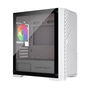 Keep Out Caja Gaming XC-220 W Glass Blanca Micro-ATX Torre ATX para PC Gaming