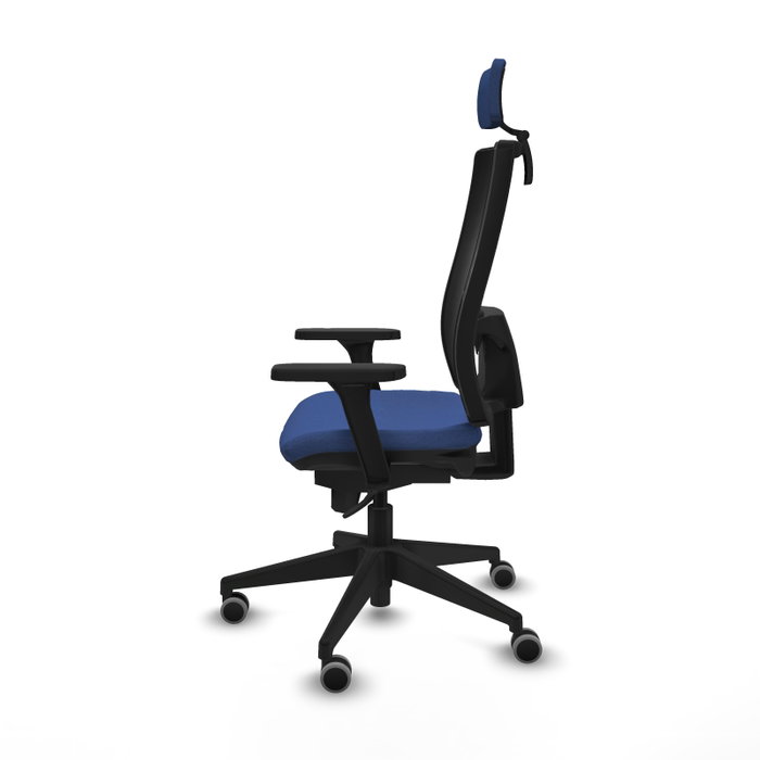 PIQUERAS Y CRESPO Silla de oficina Horna con mecanismo Sincro, Azul marino y Negro PIQUERAS Y CRESPO Silla de oficina Horna con mecanismo Sincro, Azul marino y Negro