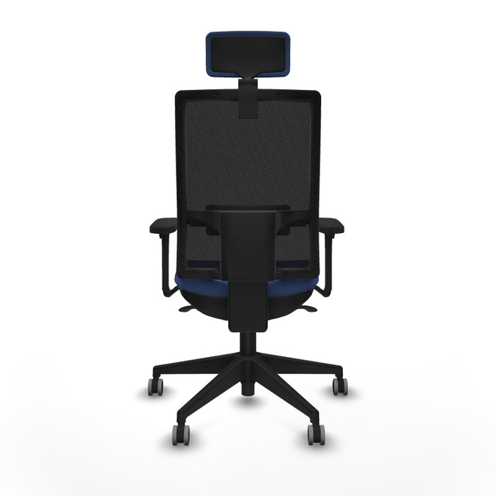 PIQUERAS Y CRESPO Silla de oficina Horna con mecanismo Sincro, Azul marino y Negro PIQUERAS Y CRESPO Silla de oficina Horna con mecanismo Sincro, Azul marino y Negro