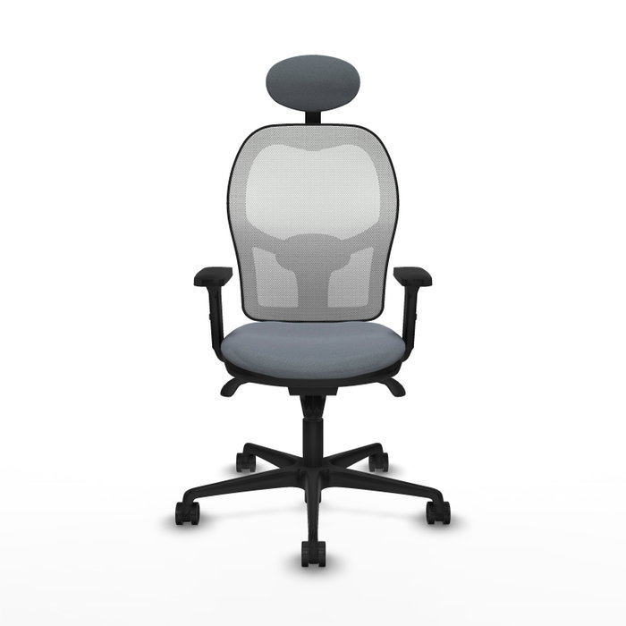 PIQUERAS Y CRESPO Silla de oficina Jorquera Gris y Blanco