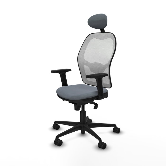 PIQUERAS Y CRESPO Silla de oficina Jorquera Gris y Blanco