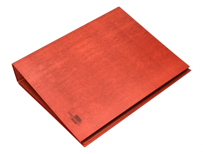 Liderpapel Carpeta de 4 anillas 25mm mixtas color cuero formato folio Liderpapel Carpeta de 4 anillas 25mm mixtas color cuero formato folio