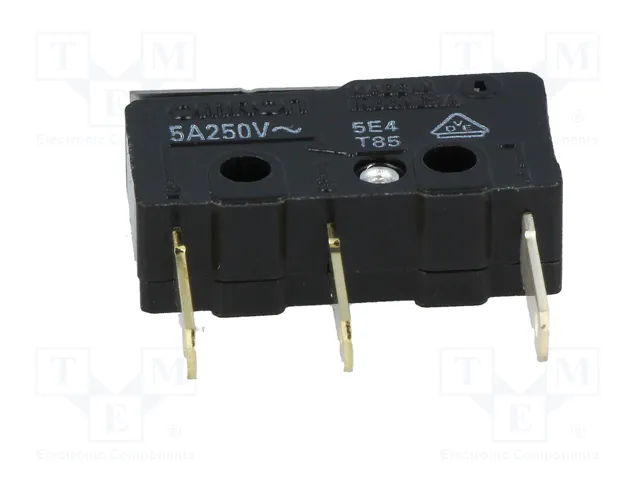 Aratas (Formerly Omron Components) Microconmutador SNAP ACTION SS-5GLT SPDT con palanca