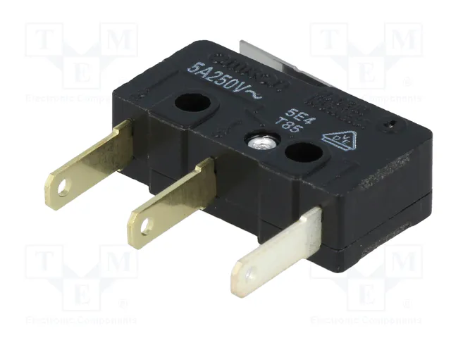 Aratas (Formerly Omron Components) Microconmutador SNAP ACTION SS-5GLT SPDT con palanca