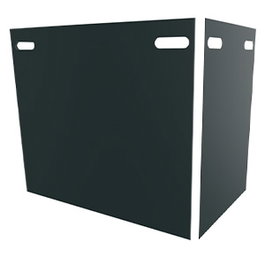 B.Pro Revestimiento con Puertas Color Carro SW 8, Acero Inoxidable para Almacenaje y Transporte