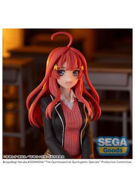 SEGA GOODS Figura Itsuki Nakano PM Perching The Quintessential Quintuplets 10cm