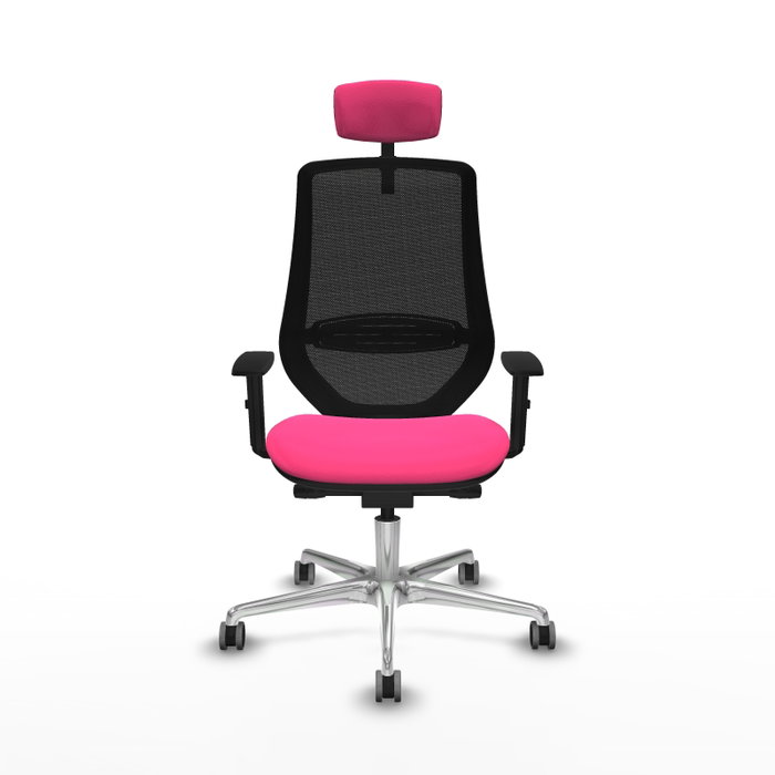 PIQUERAS Y CRESPO Silla de oficina Mardos Rosa y Negro PIQUERAS Y CRESPO Silla de oficina Mardos Rosa y Negro
