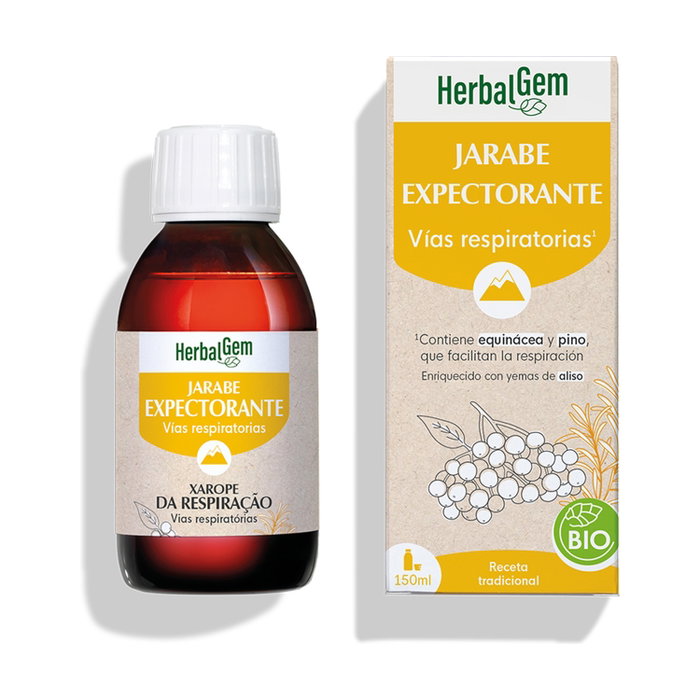 Herbalgem Jarabe Respiración Fácil Bio 150ml - Expectorante Natural para Niños Herbalgem Jarabe Respiración Fácil Bio 150ml - Expectorante Natural para Niños