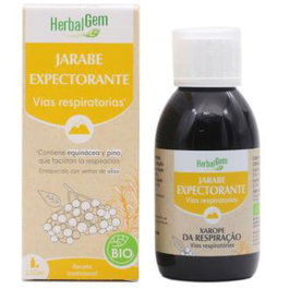 Herbalgem Jarabe Expectorante 150ml con Saúco, Pino y Propóleo - Alivio de Vías Respiratorias Congestionadas - Ecológico