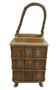 DKD Home Decor Portavelas de Yute y Cristal Natural