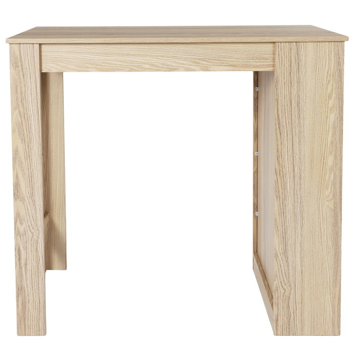Home Deco Factory Mesa Alta Bar Industriel con Estantes 115x50 cm h.103 cm