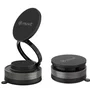 Muvit Soporte de Smartphone para Coche Plegable Magnético Universal con Ventosa MCCHL0035, Negro