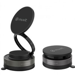Soporte de Móviles para Coche Muvit MCCHL0035 Negro
