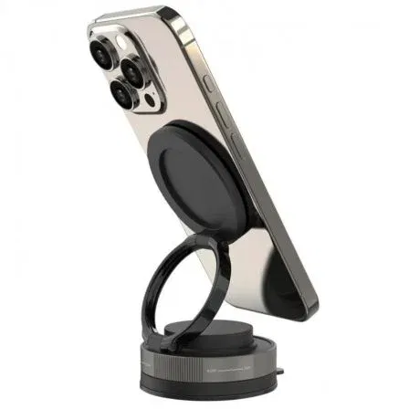 Soporte de Móviles para Coche Muvit MCCHL0035 Negro Soporte de Móviles para Coche Muvit MCCHL0035 Negro