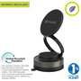 Muvit For Change Soporte de Smartphone para Coche MCCHL0035 Negro