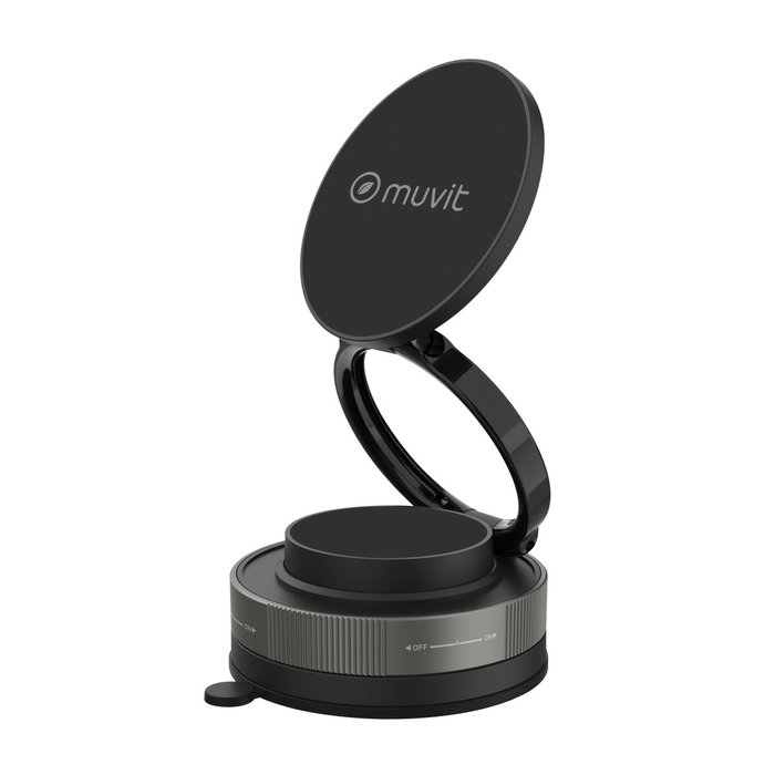 Muvit For Change Soporte de Smartphone para Coche MCCHL0035 Negro