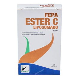 FEPADIET Ester C 800Mg. Liposomado 20 Cápsulas Vitamina C