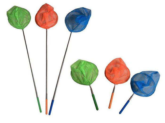 Poessa Salabre de Aluminio Extensible 36x80x20 cm Naranja, Azul o Verde - Modelos Surtidos