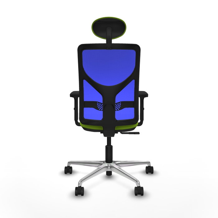 PIQUERAS Y CRESPO Silla de oficina Motilla con mecanismo Sincro, Pistacho y Azul PIQUERAS Y CRESPO Silla de oficina Motilla con mecanismo Sincro, Pistacho y Azul