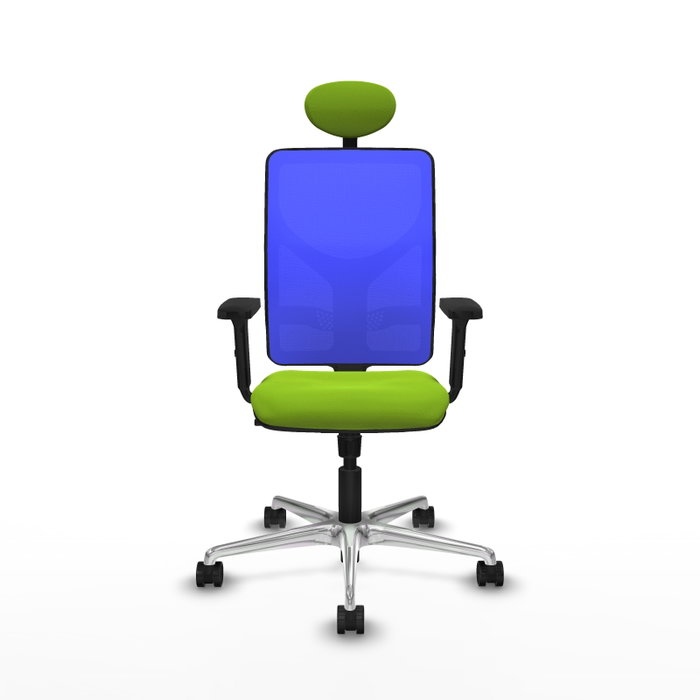 PIQUERAS Y CRESPO Silla de oficina Motilla con mecanismo Sincro, Pistacho y Azul PIQUERAS Y CRESPO Silla de oficina Motilla con mecanismo Sincro, Pistacho y Azul