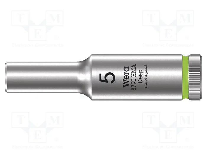 WERA Vaso HEX 5mm 1/4 pulgada 8790 HMA Deep WERA Vaso HEX 5mm 1/4 pulgada 8790 HMA Deep