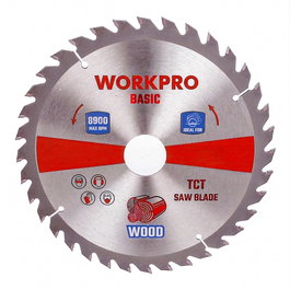 Workpro Disco de sierra circular TCT para madera Basic ø150 x 22,2 mm x 48 dientes