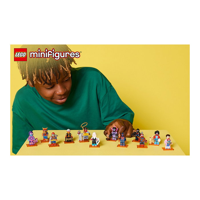 LEGO 71050 Minifigures Spider-Man: Across the Spider-Verse - Figura de Colección, 8 Piezas, Construcción para Niños de 5+ Años LEGO 71050 Minifigures Spider-Man: Across the Spider-Verse - Figura de Colección, 8 Piezas, Construcción para Niños de 5+ Años