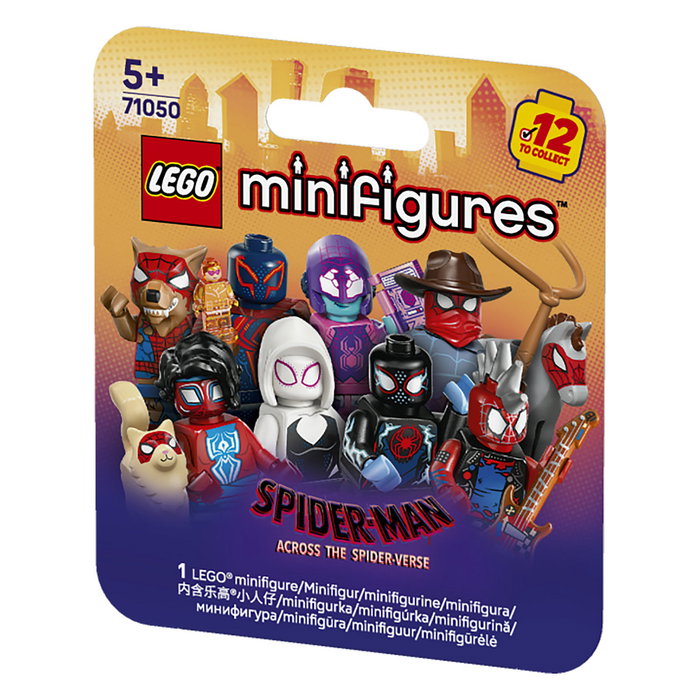 LEGO 71050 Minifigures Spider-Man: Across the Spider-Verse - Figura de Colección, 8 Piezas, Construcción para Niños de 5+ Años LEGO 71050 Minifigures Spider-Man: Across the Spider-Verse - Figura de Colección, 8 Piezas, Construcción para Niños de 5+ Años