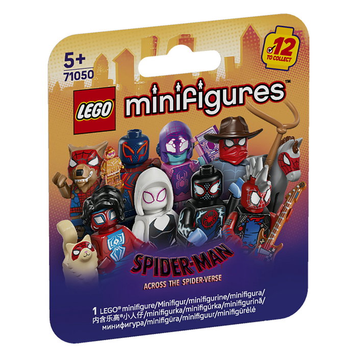 LEGO 71050 Minifigures Spider-Man: Across the Spider-Verse - Figura de Colección, 8 Piezas, Construcción para Niños de 5+ Años LEGO 71050 Minifigures Spider-Man: Across the Spider-Verse - Figura de Colección, 8 Piezas, Construcción para Niños de 5+ Años