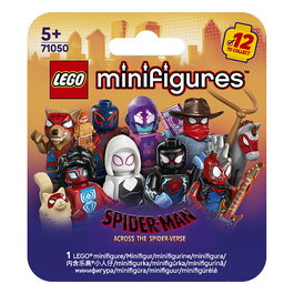 LEGO Minifigures 71050 Spider-Man: Across the Spider-Verse (Spider-Verse) - Figura Coleccionable de 8 Piezas para Niños y Niñas de 5+ Años
