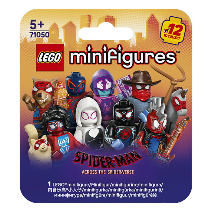 LEGO 71050 Minifigures Spider-Man: Across the Spider-Verse - Figura de Colección, 8 Piezas, Construcción para Niños de 5+ Años LEGO 71050 Minifigures Spider-Man: Across the Spider-Verse - Figura de Colección, 8 Piezas, Construcción para Niños de 5+ Años