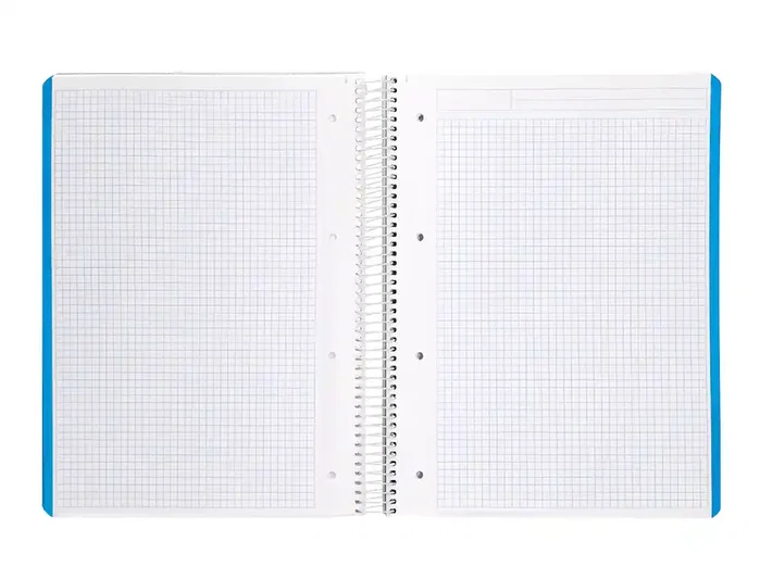 Liderpapel Cuaderno Espiral A5 Micro Witty Tapa Dura 120 Hojas 90gr Cuadro 5mm Colores Surtidos