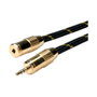 ROLINE Cable de extensión de audio 3,5 mm Macho/Hembra 2,5 m