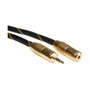 ROLINE Cable de extensión de audio 3,5 mm Macho/Hembra 2,5 m