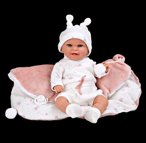 Muñecas Arias Elegance Babyto - Muñeca de Peso con Manta, 35 cm, Rosa, Edad Recomendada 3 años Muñecas Arias Elegance Babyto - Muñeca de Peso con Manta, 35 cm, Rosa, Edad Recomendada 3 años
