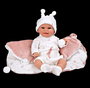 Muñecas Arias Elegance Babyto - Muñeca de Peso con Manta, 35 cm, Rosa, Edad Recomendada 3 años