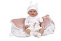Muñecas Arias Elegance Babyto - Muñeca de Peso con Manta, 35 cm, Rosa, Edad Recomendada 3 años