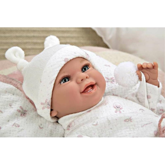 Muñecas Arias Muñeca Elegance Babyto de 35 cm Rosa con Manta