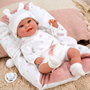 Muñecas Arias Muñeca Elegance Babyto de 35 cm Rosa con Manta